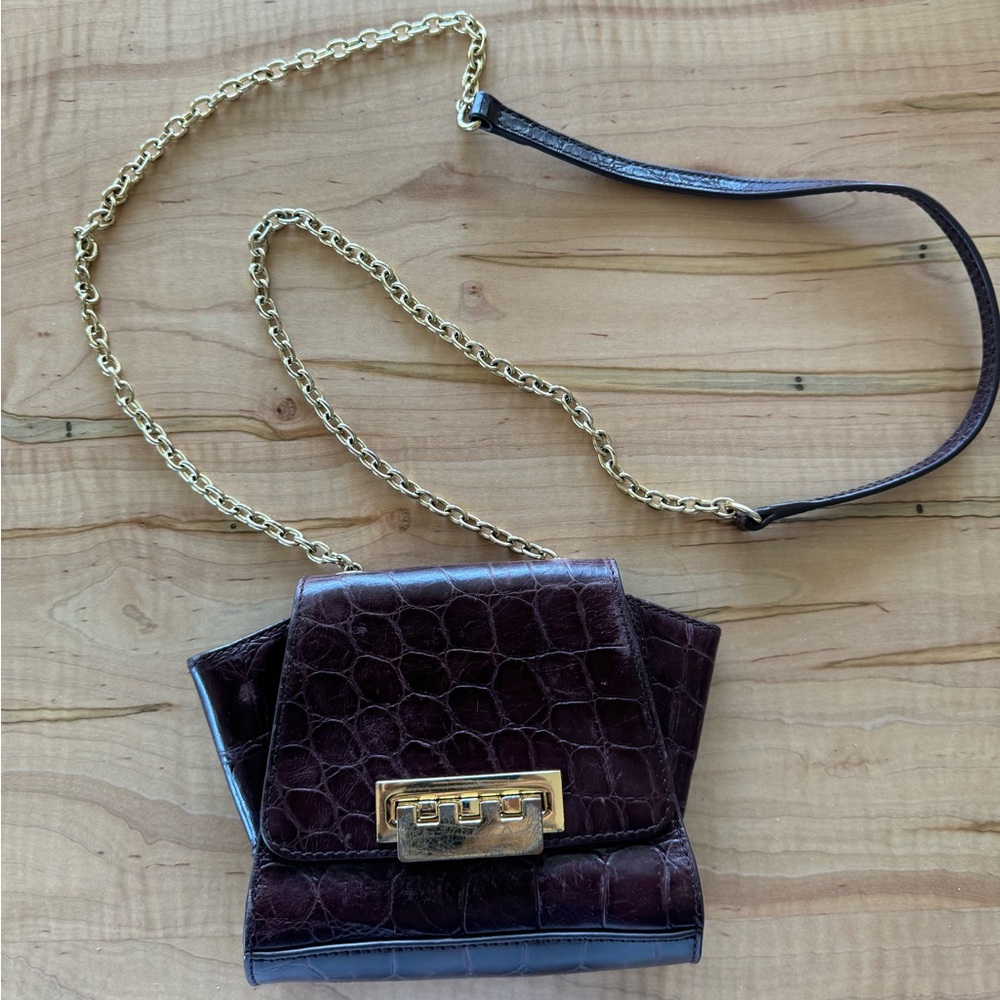 Zac Posen Burgundy Crossbody - Picture 2 of 3